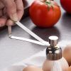 1pc; 304 Stainless Steel Egg Opener