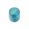 Better Homes & Gardens Hammered 19-Ounce Stemless Wine Glass, Luster Blue