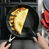 2pk Hard Anodized Nonstick Skillets Black